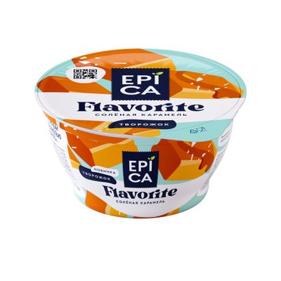 Десерт творожный EPICA FLAVORITE 7,6% Соленая карамель, 130г