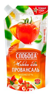 ТОП 100 СЛОБОДА Майонез Оливковый 800мл 67%
