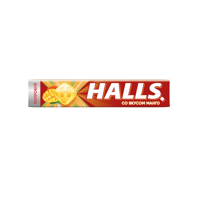 Леденцы Halls Манго 25г