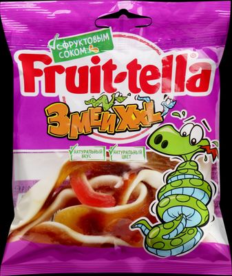 Мармелад жевательный Fruittella Змеи XXL,  70г
