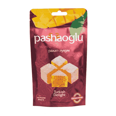 Рахат-Лукум Pashaoglu манго-семена чиа 150 гр Рахат-Лукум Pashaoglu манго-семена чиа 150 гр