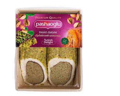 Рахат-лукум Pashaoglu Дубайский шоколад 330 гр.
