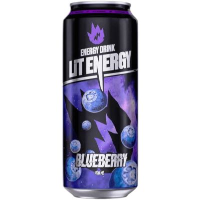 ТОП 100 Энергетический напиток Lit Energy Blueberry ж/б 12*0,45л