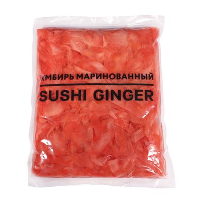 Имбирь маринованный SUSHI GINGER розовый П/П 1,3кг