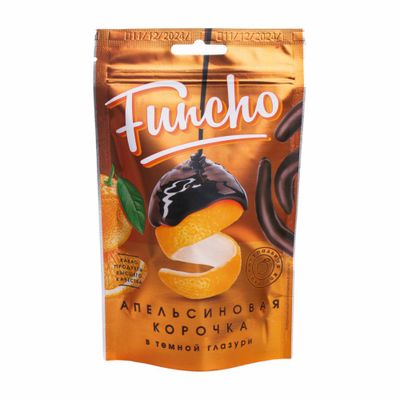 Апельсиновая корочка Funcho в темной кондитерской глазури 100 г