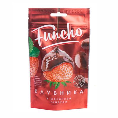 Драже Funcho Клубника в молочной кондитерской глазури 100 г
