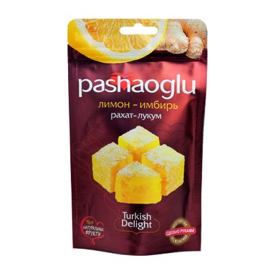 Рахат-Лукум "Pashaoglu" лимон-имбирь 150 г Рахат-Лукум "Pashaoglu" лимон-имбирь 150 г