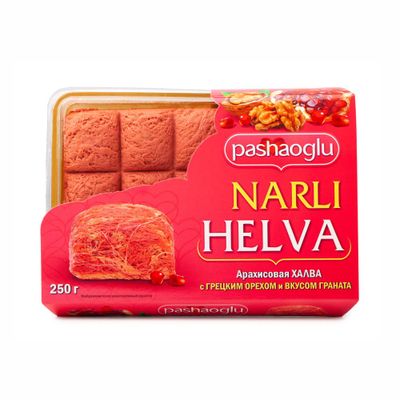 Халва "Pashaoglu" арахисовая со вкусом граната 250 г