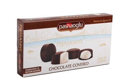 Пишмание "Pashaoglu" ванильная в темной глазури (коробка) 200 г