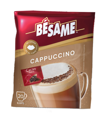 Коф.напиток MacCoffee Капучино Бессаме с какао посыпкой 24г*20шт*20