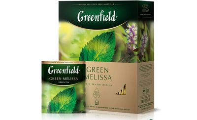 ТОП 100 Чай ГРИНФИЛД Грин Мелисса чай зел.(1,5г*100п)*9