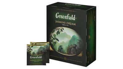 ТОП 100 Чай ГРИНФИЛД Жасмин Дрим зел. ароматизированный (2г*100п)*9 ТОП 100 Чай ГРИНФИЛД Жасмин Дрим зел. ароматизированный (2г*100п)*9