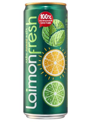 Газированный напиток Laimon Fresh безалкогольный 0,45л ж/б