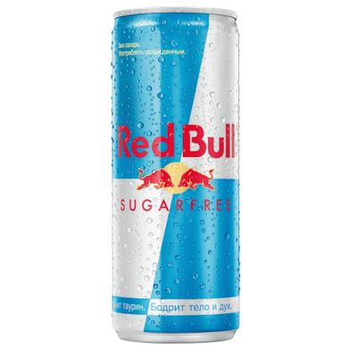 Напиток Ред Булл без сахара энергетич. б/а газ. 250мл ж/б *24