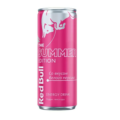 Напиток Ред Булл Лето энергетич. б/а газ. 250мл ж/б *24