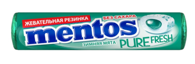 ТОП 100 Жевательная резинка Mentos Roll Pure Fresh Зимняя Мята 12*24*15,5г ТОП 100 Жевательная резинка Mentos Roll Pure Fresh Зимняя Мята 12*24*15,5г