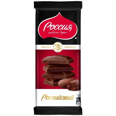 Шоколад Россия щедрая душа российский темный 22*75г