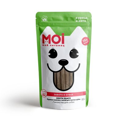 Лакомство для собак MOI Denta snack пл/пак 85г