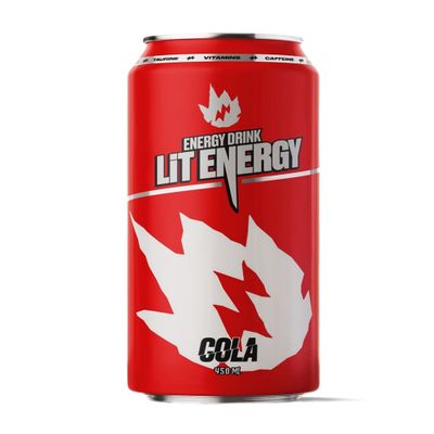 ТОП 100 Энергетический напиток Lit Energy Cola ж/б 12*0,45л