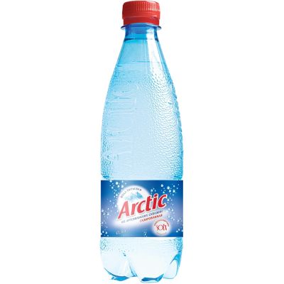 Вода питьевая Арктик Газированная, 0,5 л ПЭТ