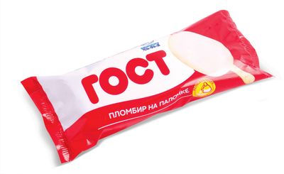 Мороженое НЧ ГОСТ эскимо пломбир без глазури 70 г/40 шт.