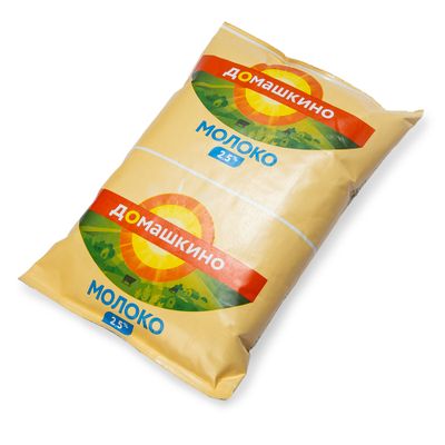 Молоко Село Домашкино  2,5% 0,9 л TФA