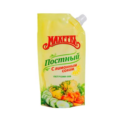 Махеевъ Соус майонезный Постный лим. сок 200 мл 30% 20 шт.