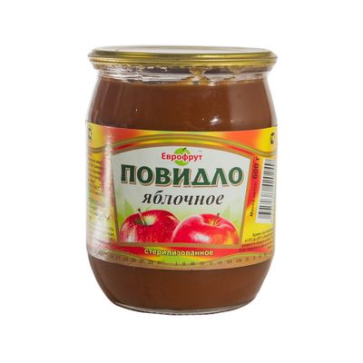 Повидло Еврофрут Яблоко 600г ст/б