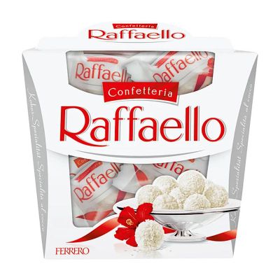 Конфеты в коробке Raffaello с цельным миндальным орехом в кокосовой обсыпке, 150 г Конфеты в коробке Raffaello с цельным миндальным орехом в кокосовой обсыпке, 150 г