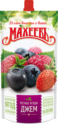 Джем Лесные ягоды Махеев 300г  дой-пак