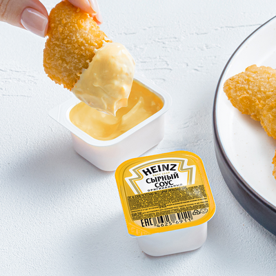 Соус Heinz Сырный порционный дип-пот, 25мл
