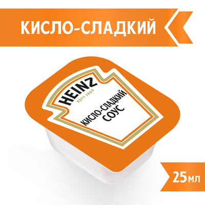 Соус Heinz Кисло-сладкий порционный дип-пот, 25мл