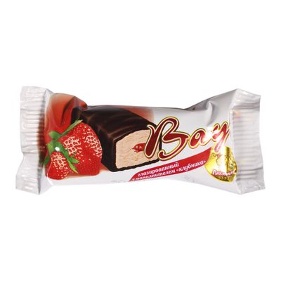 Продукт глазирован. ВАУ со вкусом клубники 45г Продукт глазирован. ВАУ со вкусом клубники 45г