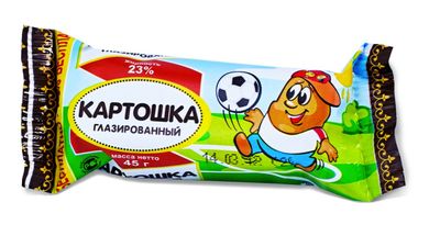 Продукт глазирован. Фабрика Лактомелия Картошка 75г