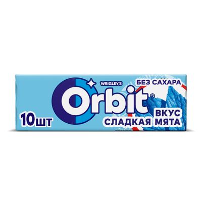 Жевательная резинка Orbit Сладкая мята 13,6г