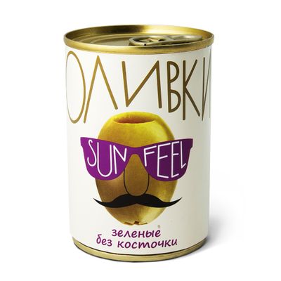 Оливки зеленые SUNFEEL Испания 300мл