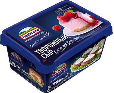 Сыр творожный Hochland Cream Cheese для кулинарии, ванночка, 400г