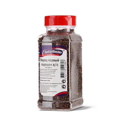 Перец черный горошек 470 г банка Перец черный горошек 470 г банка