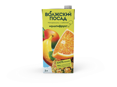 Нектар Волжский посад Мультифрукт 2л/6 шт