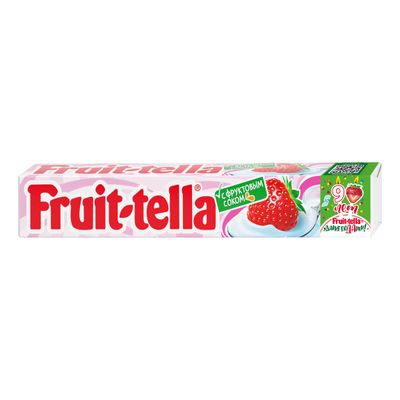 Конфеты жевательные Fruittella Клубничный Йогурт,  41г