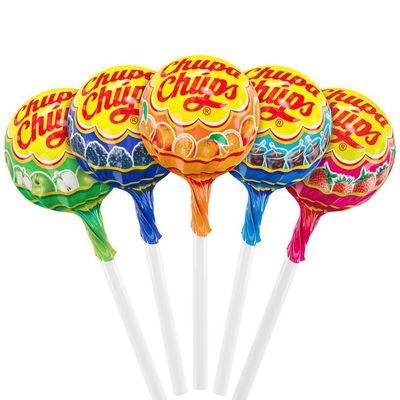 Карамель Chupa Chups Фруктовая + Кола, 12г, Шоубокс, 100шт