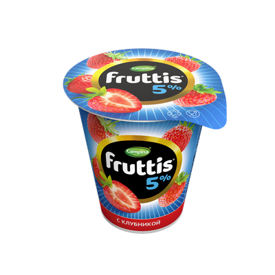 Йогуртный продукт Fruttis 5% Клубника, 290г