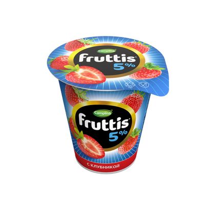 Йогуртный продукт Fruttis 5% Клубника, 290г