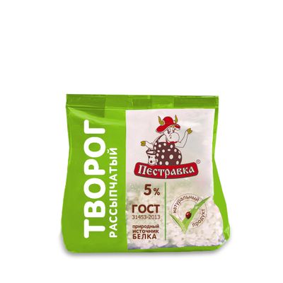 Творог Пестравка 5% Стабилобэг 200г