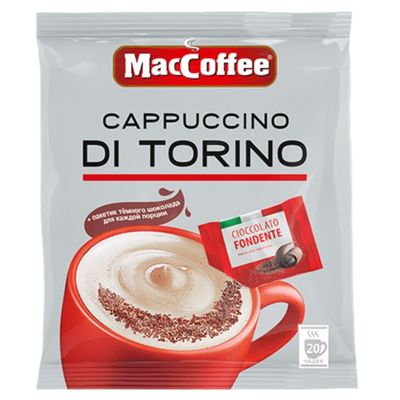Напиток MacCoffee Cappuccino di Torino кофейный растворимый, 25.5 г