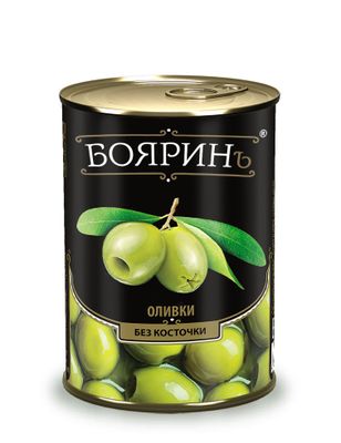 Оливки 300 мл б/к Бояринъ ж/б (вес 90г) Оливки 300 мл б/к Бояринъ ж/б (вес 90г)