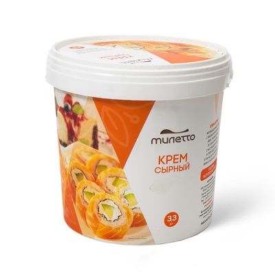 Крем Милетто со вкусом сливочного сыра пласт.ведро 3,3 кг