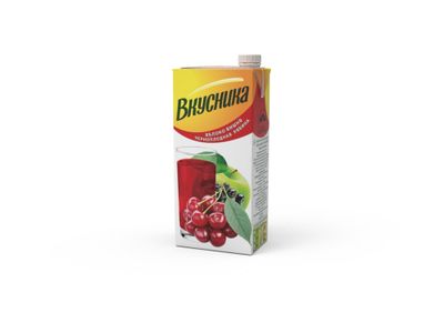 Напиток Вкусника Яблоко-вишня-рябина 0,95л/12 шт