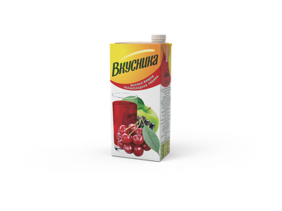 Напиток Вкусника Яблоко-вишня-рябина 0,95л/12 шт