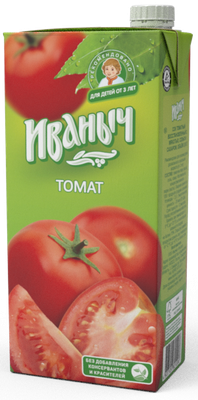 Сок Иваныч Томат 0,95л/12 шт